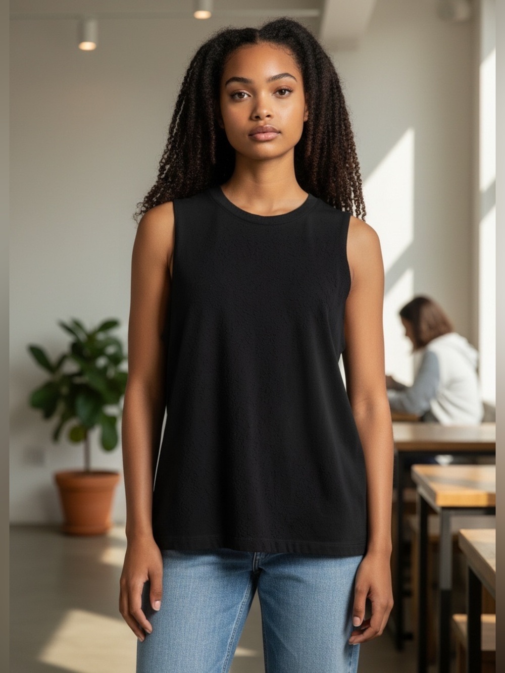 Lovers + Friends Slouchy Boyfriend Muscle Tank Size Small